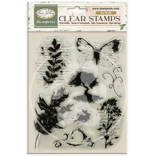 Stamperia Clear Stamps - Flowers and Poems