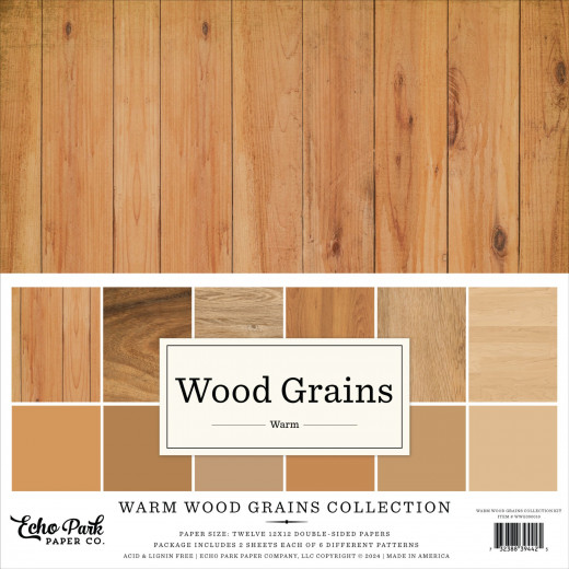 Warm Wood Grains - 12x12 Collection Kit