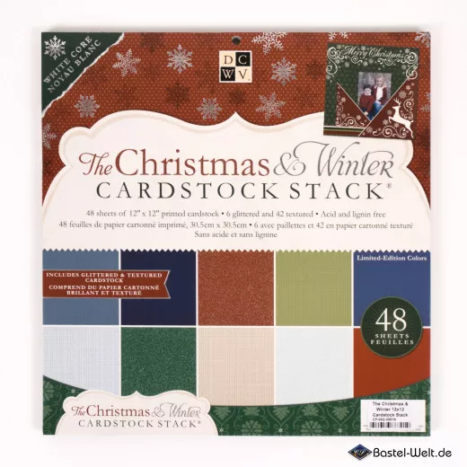 The Christmas & Winter 12x12 Cardstock Stack