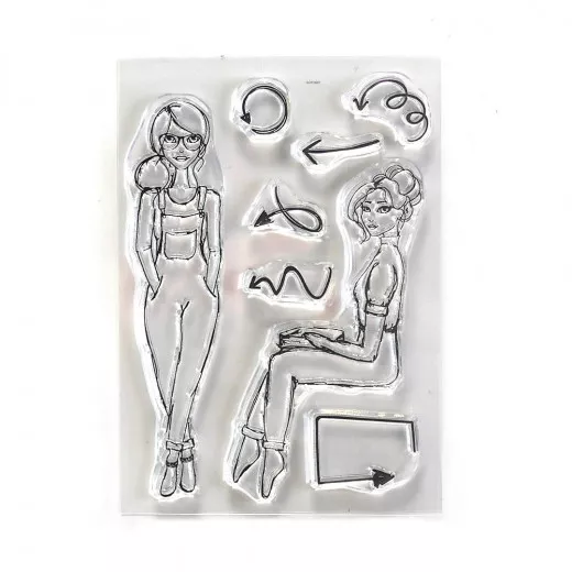 Clear Stamps - Creative Girls