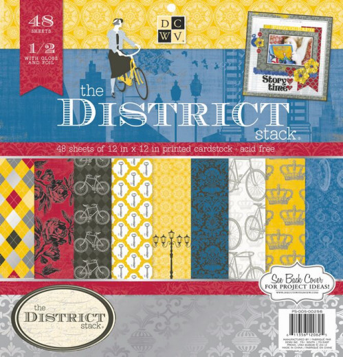 District 12x12 Paper Stack