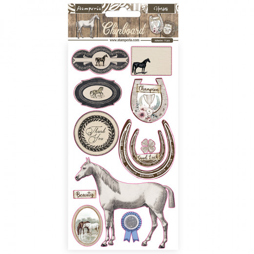 Stamperia Chipboard - Romantic Horses