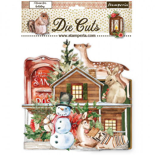 Stamperia Die-Cuts - Romantic Home for the holidays