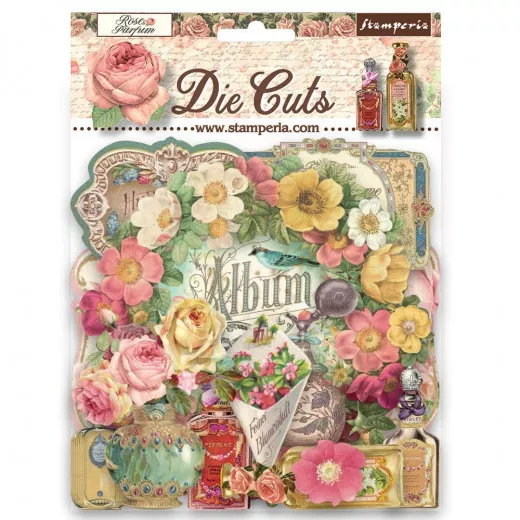 Stamperia Die Cuts - Rose Parfum