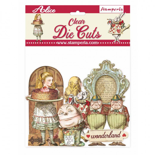 Stamperia Clear Die Cuts - Alice through the looking glass