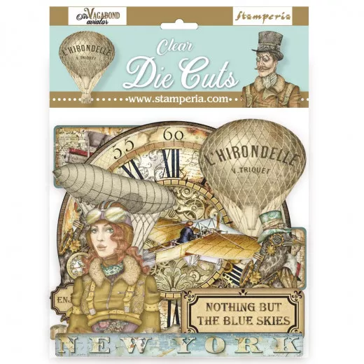 Stamperia Clear Die Cuts - Sir Vagabond Aviator