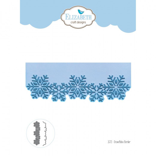 Metal Cutting Die - Snowflake Border