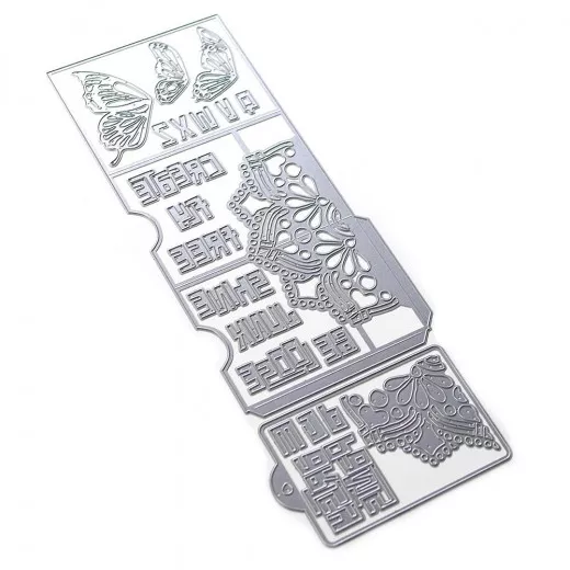 Metal Cutting Die - Butterfly Pocket Insert