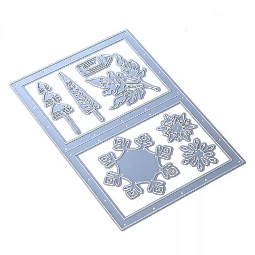 Metal Cutting Die - Snowy Windows