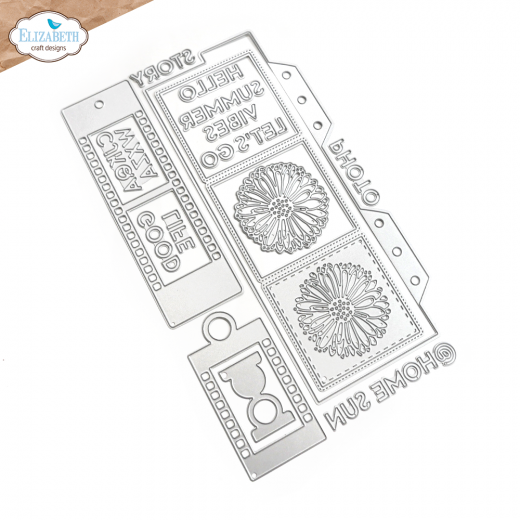 Metal Cutting Die - Frame Page with Gerbera's