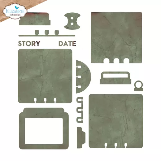 Metal Cutting Die - Planner Cards 1