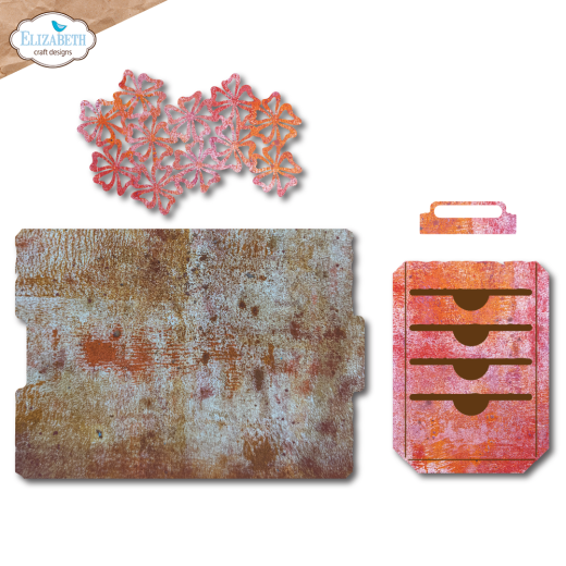 Metal Cutting Die - Floral Slots File Folder