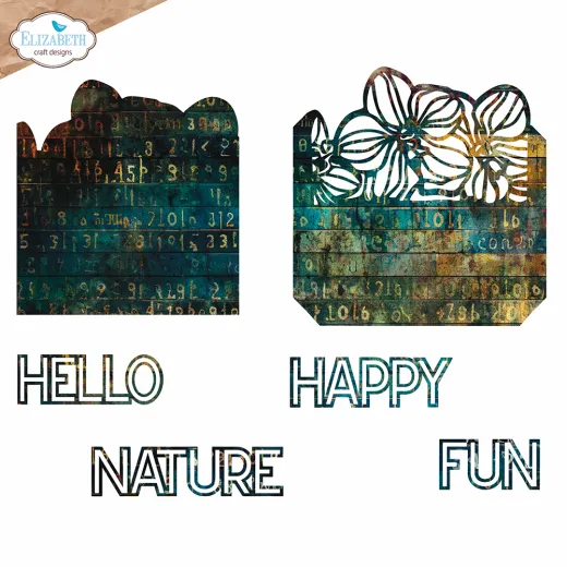 Metal Cutting Die - Botanical Blends - Pocket with Flowers