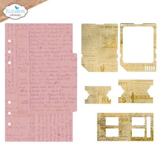 Metal Cutting Die - Botanical Blends - Page with Large Tab 2