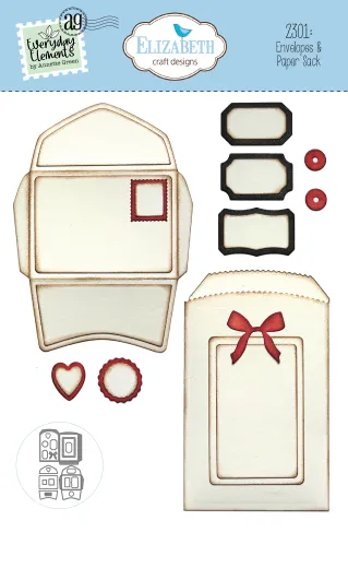 Metal Cutting Die - Romantic Revival - Envelopes & Paper Sack