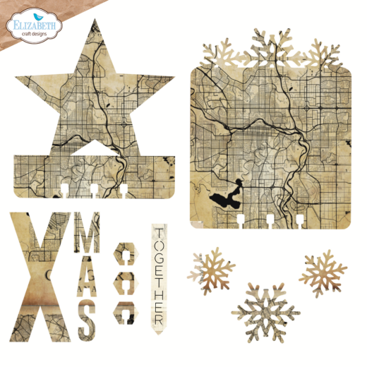 Metal Cutting Die - Winter Wanderlust - Wintercards CardLab
