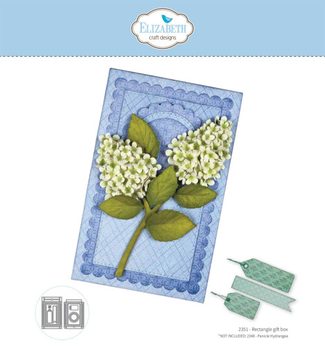 Metal Cutting Die - Beautiful Blooms - Rectangle gift box