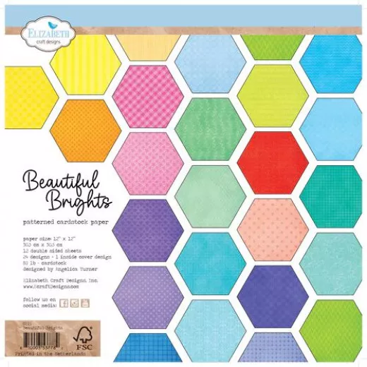 Art Journal 12x12 Paper Pack - Beautiful Brights