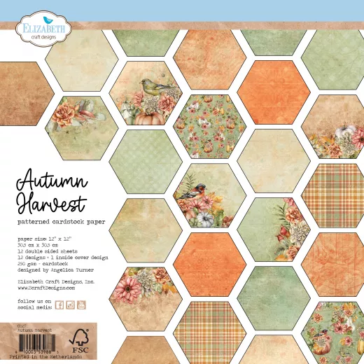 Elizabeth Crafts Design - 12x12 Paper Pack - Autumn Harvest