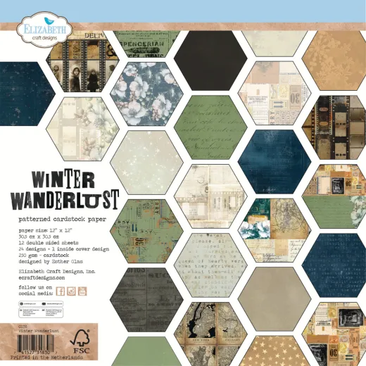 Elizabeth Crafts Design - 12x12 Paper Pack - Winter Wanderlust