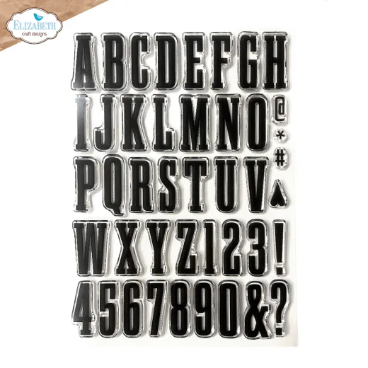 Clear Stamps - Bold Alphabet