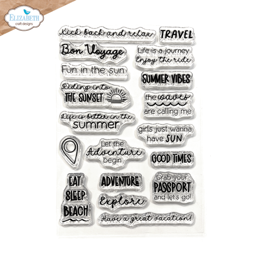 Clear Stamps - Summer Travel Sentiments