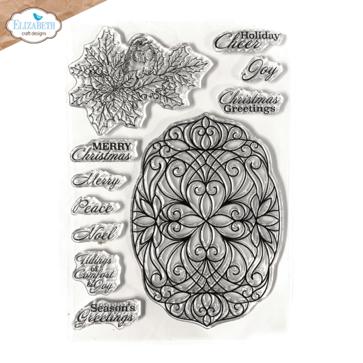 Clear Stamps - Festive Holly Sentiments