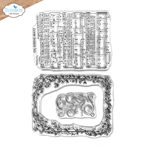 Clear Stamps - Romantic Revival - Music & Ornate Frame