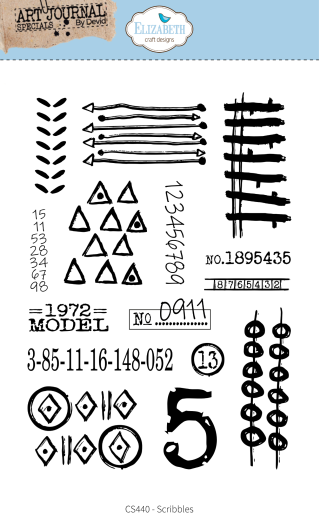 Clear Stamps - Hello You - Scribbles