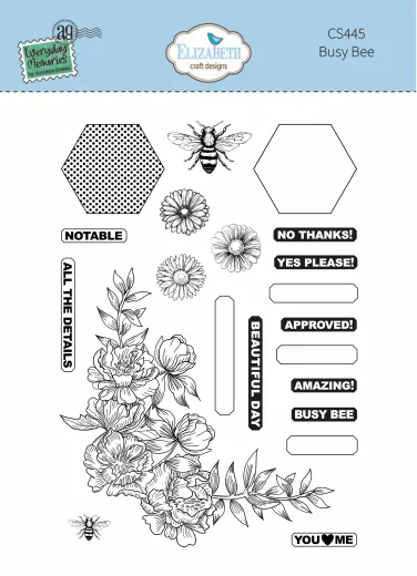 Clear Stamps - Delightful Discovery - Busy Bee