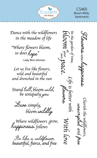 Clear Stamps - Bloom Wildy - Sentiments