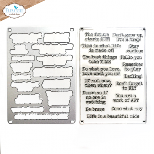 Cutting Dies & Clear Stamps - Journal Phrases 4