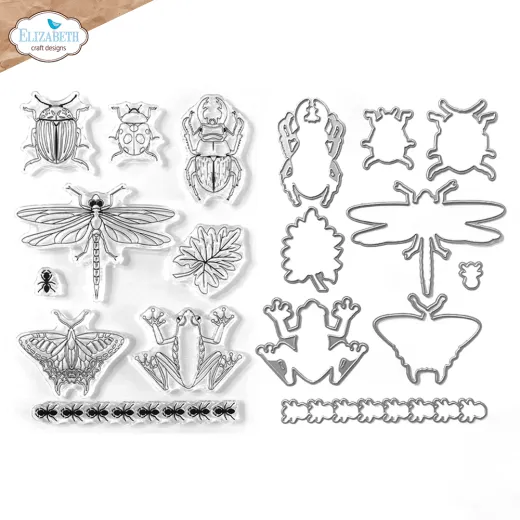 Cutting Dies & Clear Stamps - Beetles and Bugs