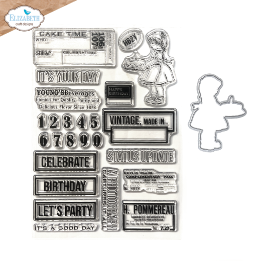 Cutting Dies & Clear Stamps - Botanical Blends - Celebrations 2
