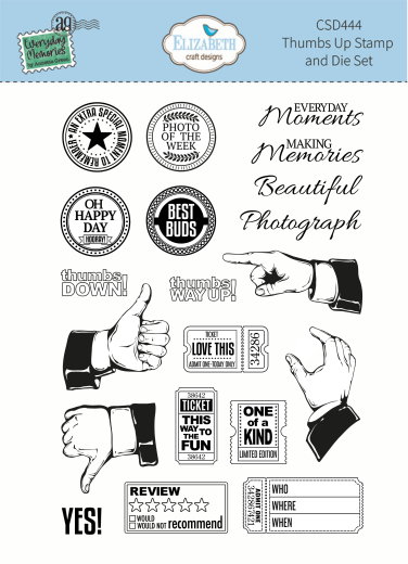 Cutting Dies & Clear Stamps - Delightful Discovery - Thumbs Up