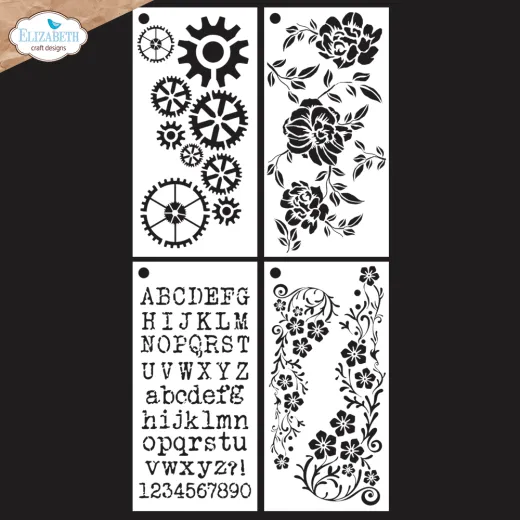 Stencil Pack - Journal Stencils 8