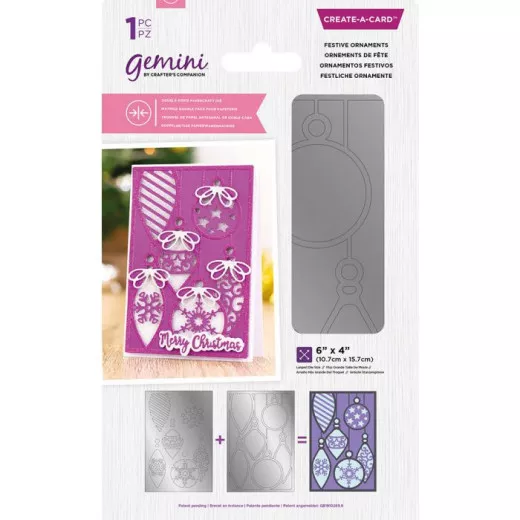 Gemini Create-a-Card - Festive Ornaments