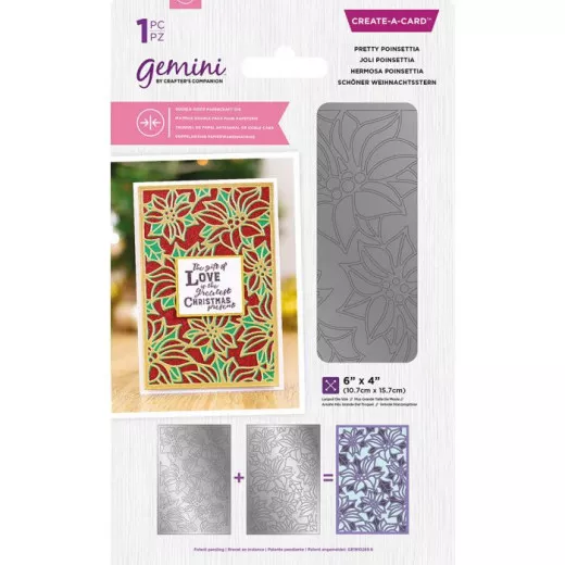 Gemini Create-a-Card - Pretty Poinsettia