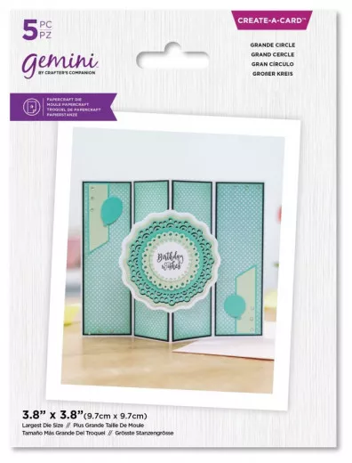 Gemini Create A Card Die - Ornate Pop-Out Grande Circle