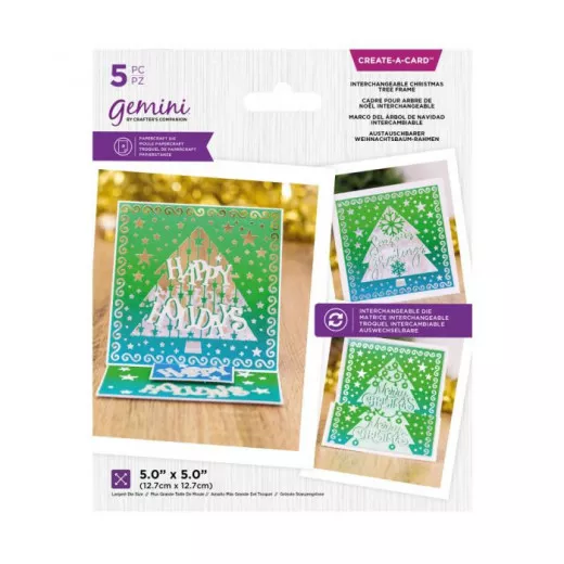 Gemini Create-A-Card - Christmas Tree Frame