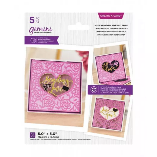 Gemini Create-a-Card - Heartfelt Frame