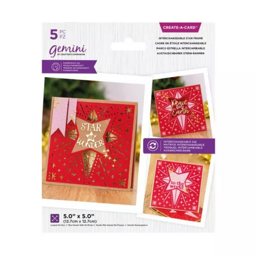 Gemini Create-A-Card - Christmas Star Frame