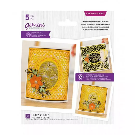 Gemini Create-a-Card - Trellis Frame