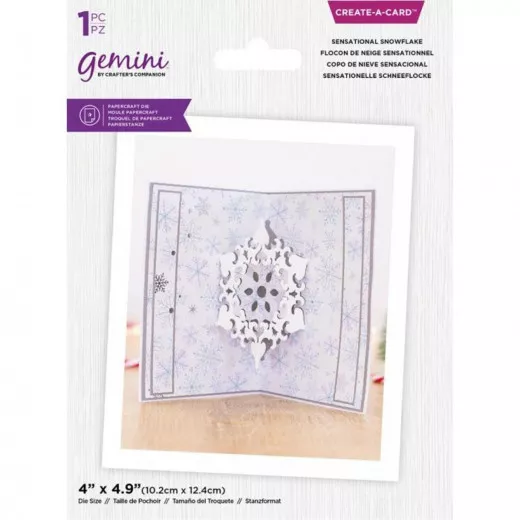 Gemini Creat A Card Die - Sensational Snowflake