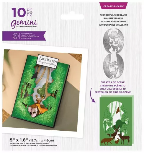 Gemini Create-A-Card Cutting Die - Wonderful Woodland