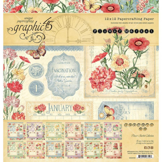 Flower Market 12x12 Collection Pack