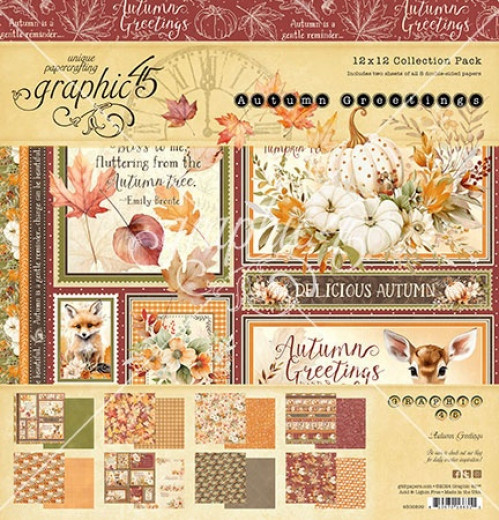 Autumn Greetings - 12x12 Collection Pack