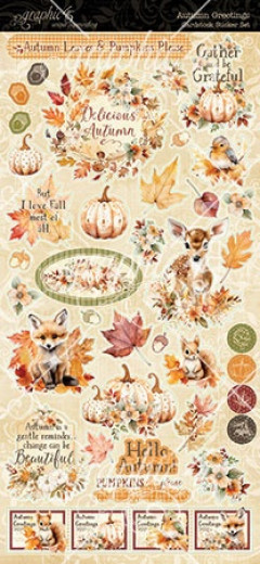 Autumn Greetings - Cardstock Sticker