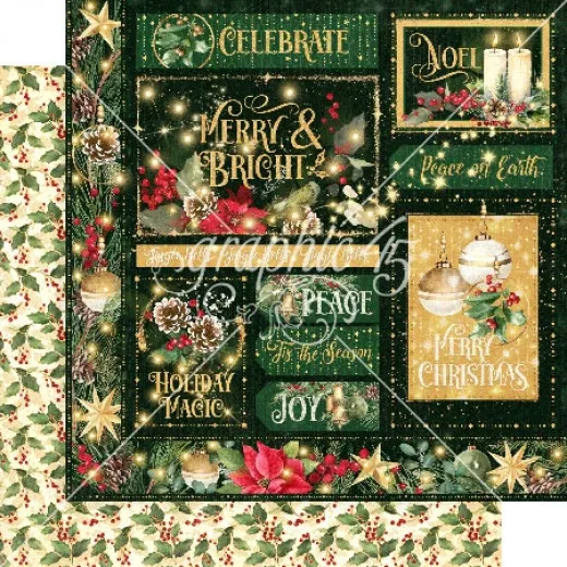 Merry & Bright - Designpapier - Merry & Bright