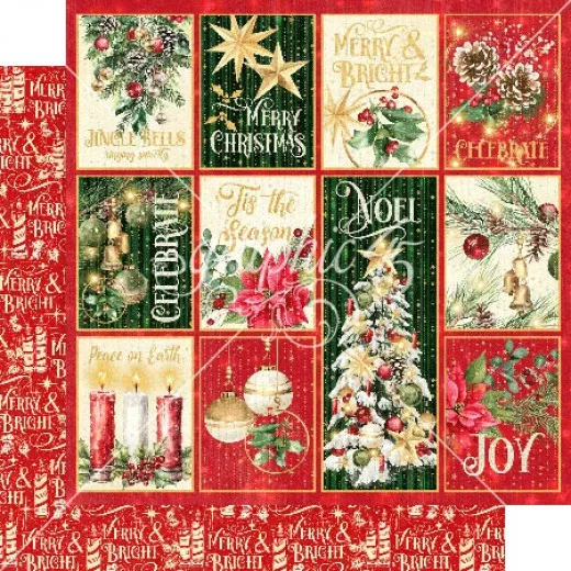 Merry & Bright - Designpapier - Christmas Wonder